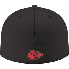Kansas City Chiefs New Era Omaha 59FIFTY Fitted Hat Black
