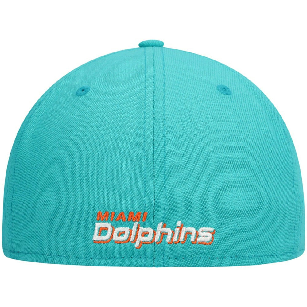 Miami Dolphins New Era Omaha 59FIFTY Fitted Hat Aqua
