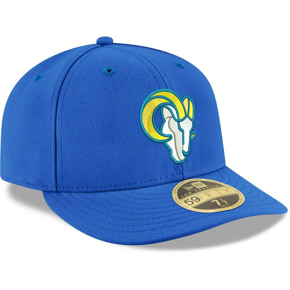 Los Angeles Rams New Era Omaha Low Profile 59FIFTY Fitted Team Hat Royal