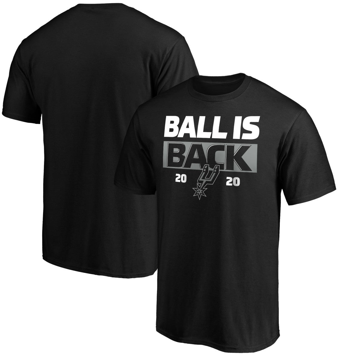 San Antonio Spurs Ball Is Back T-Shirt Black