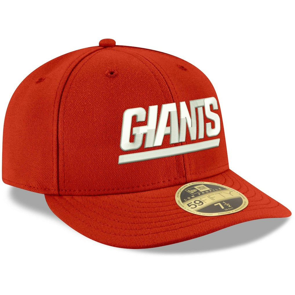 New York Giants New Era Omaha Throwback Low Profile 59FIFTY Fitted Hat Red