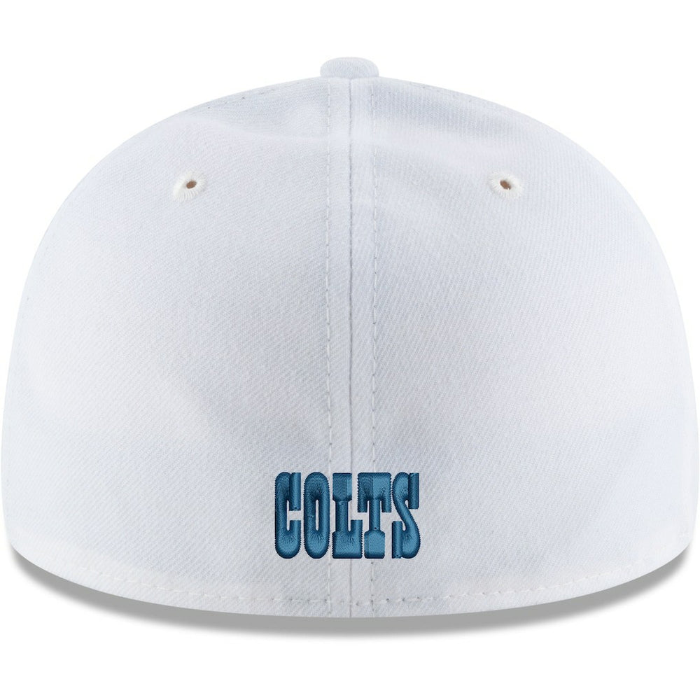 Indianapolis Colts New Era Omaha Low Profile 59FIFTY Fitted Hat White