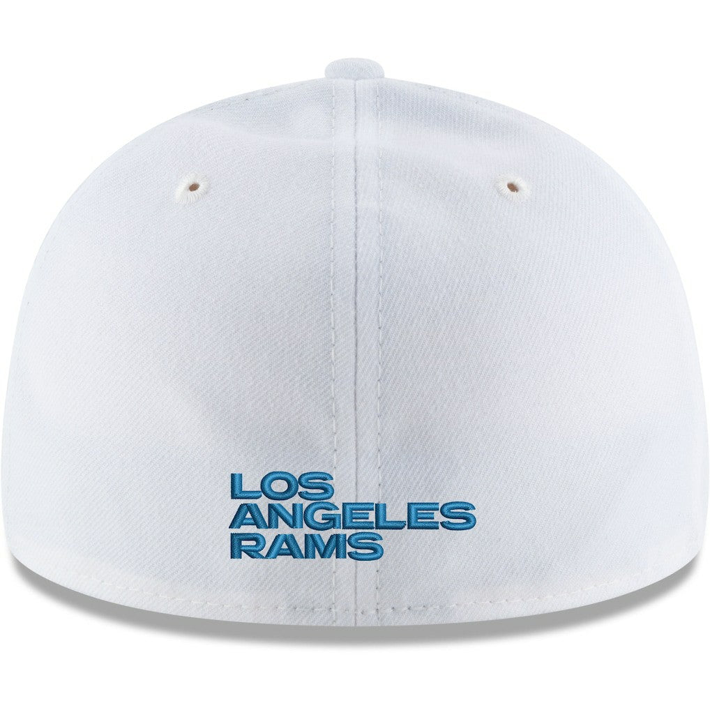 Los Angeles Rams New Era Omaha Low Profile 59FIFTY Fitted Hat White