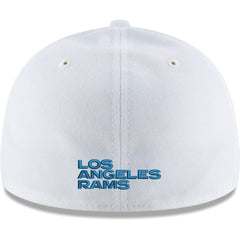 Los Angeles Rams New Era Omaha Low Profile 59FIFTY Fitted Hat White