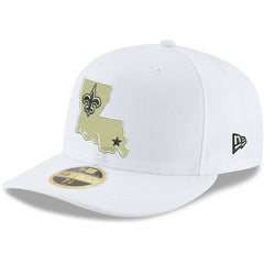 New Orleans Saints New Era Omaha Low Profile 59FIFTY Fitted Hat White