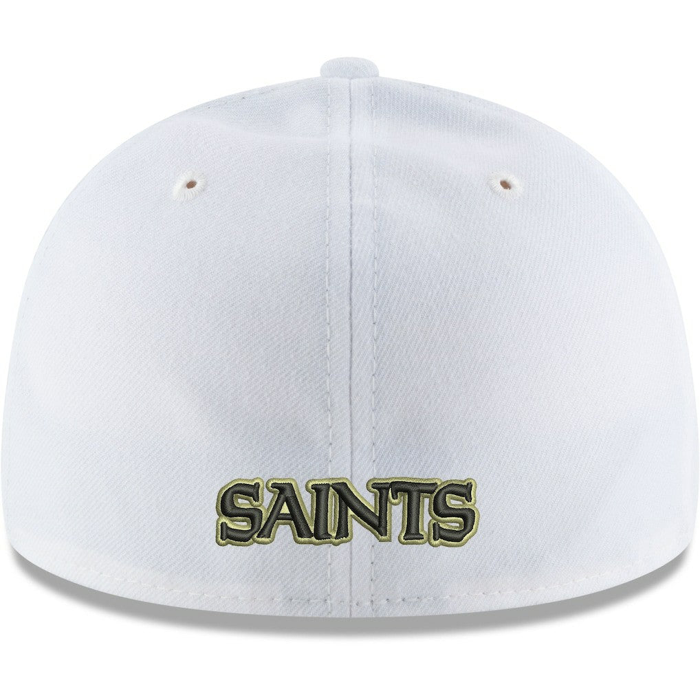 New Orleans Saints New Era Omaha Low Profile 59FIFTY Fitted Hat White