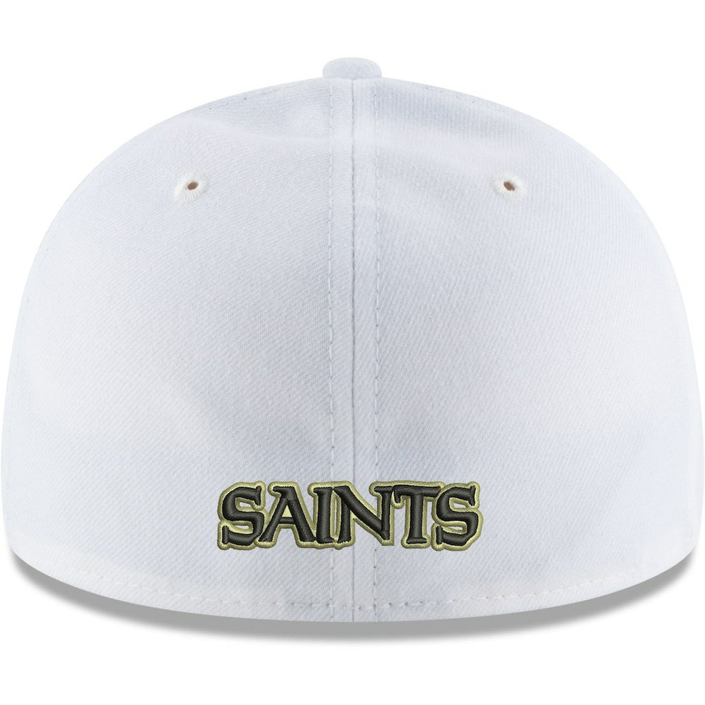 New Orleans Saints New Era Omaha Low Profile 59FIFTY Fitted Hat White