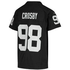 Nike Maxx Crosby Las Vegas Raiders Youth Game Jersey Black