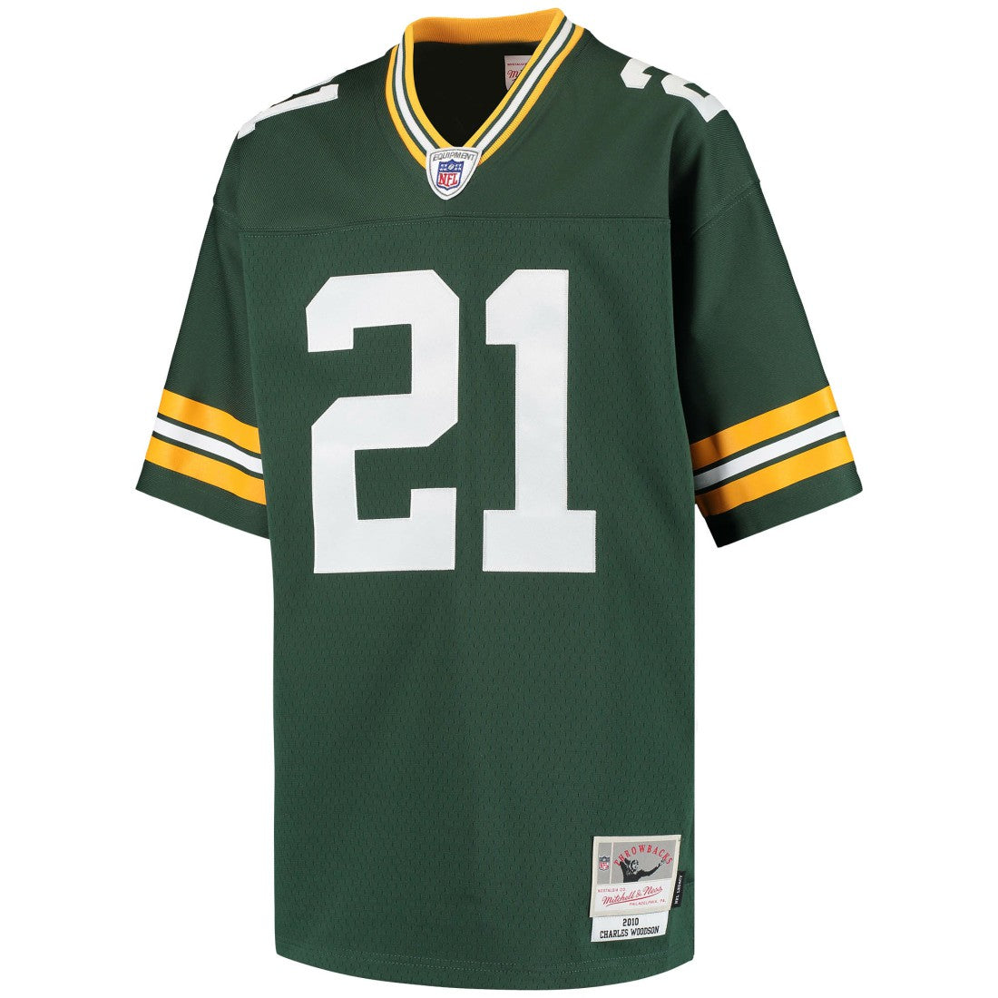 Mitchell & Ness Charles Woodson Green Bay Packers Youth Retired Player Legacy Jersey Green