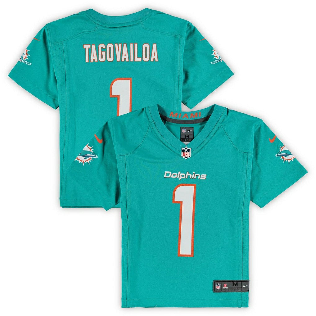 Nike Tua Tagovailoa Miami Dolphins Preschool Game Jersey Aqua