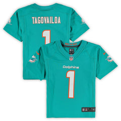 Nike Tua Tagovailoa Miami Dolphins Preschool Game Jersey Aqua