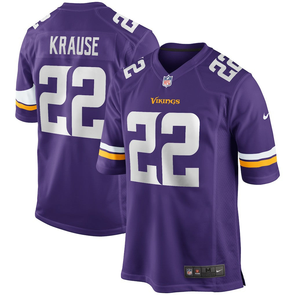 Nike Paul Krause Minnesota Vikings Game Retired Player Jersey Purple