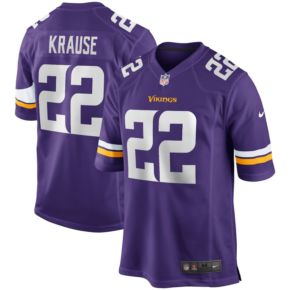 Nike Paul Krause Minnesota Vikings Game Retired Player Jersey Purple