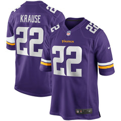 Nike Paul Krause Minnesota Vikings Game Retired Player Jersey Purple