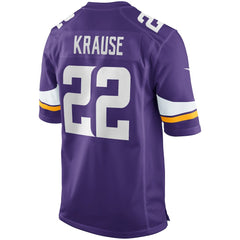 Nike Paul Krause Minnesota Vikings Game Retired Player Jersey Purple