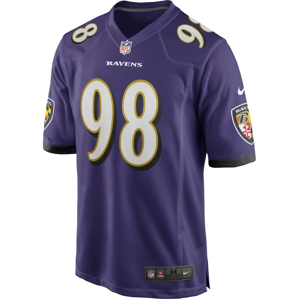 Nike Tony Siragusa Baltimore Ravens Game Retired Player Jersey Purple