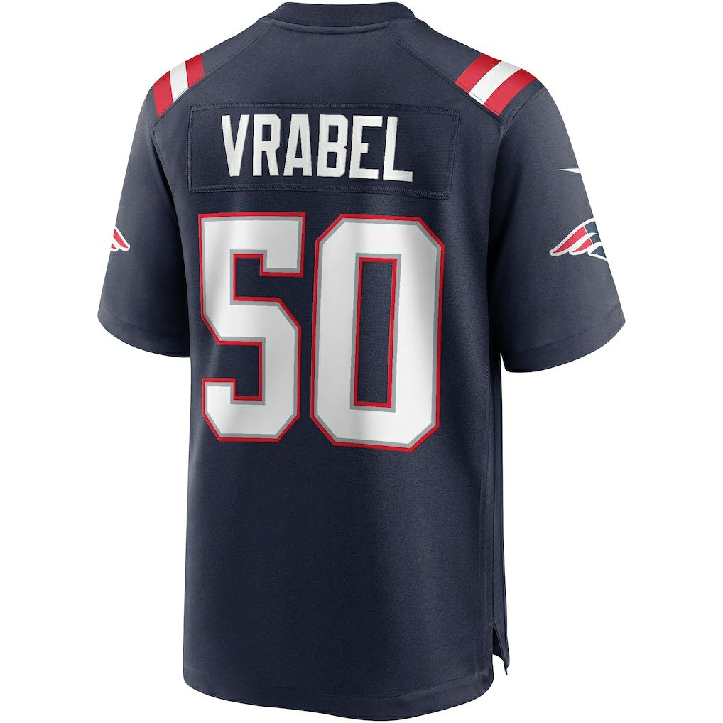 Nike Mike Vrabel New England Patriots Game Retired Player Jersey Navy