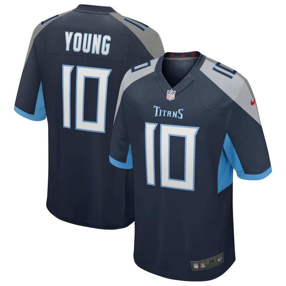 Nike Vince Young Tennessee Titans Game Retired Player Jersey Navy