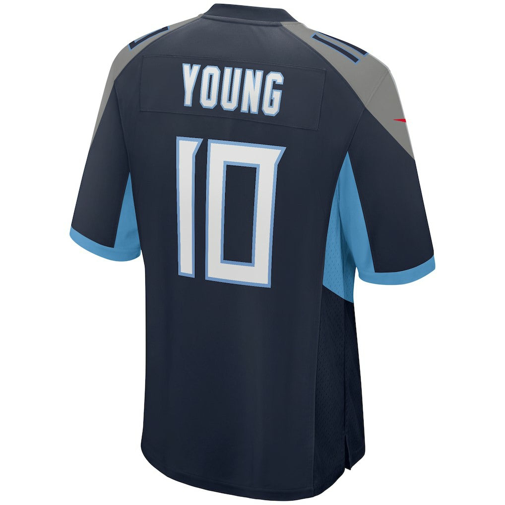 Nike Vince Young Tennessee Titans Game Retired Player Jersey Navy