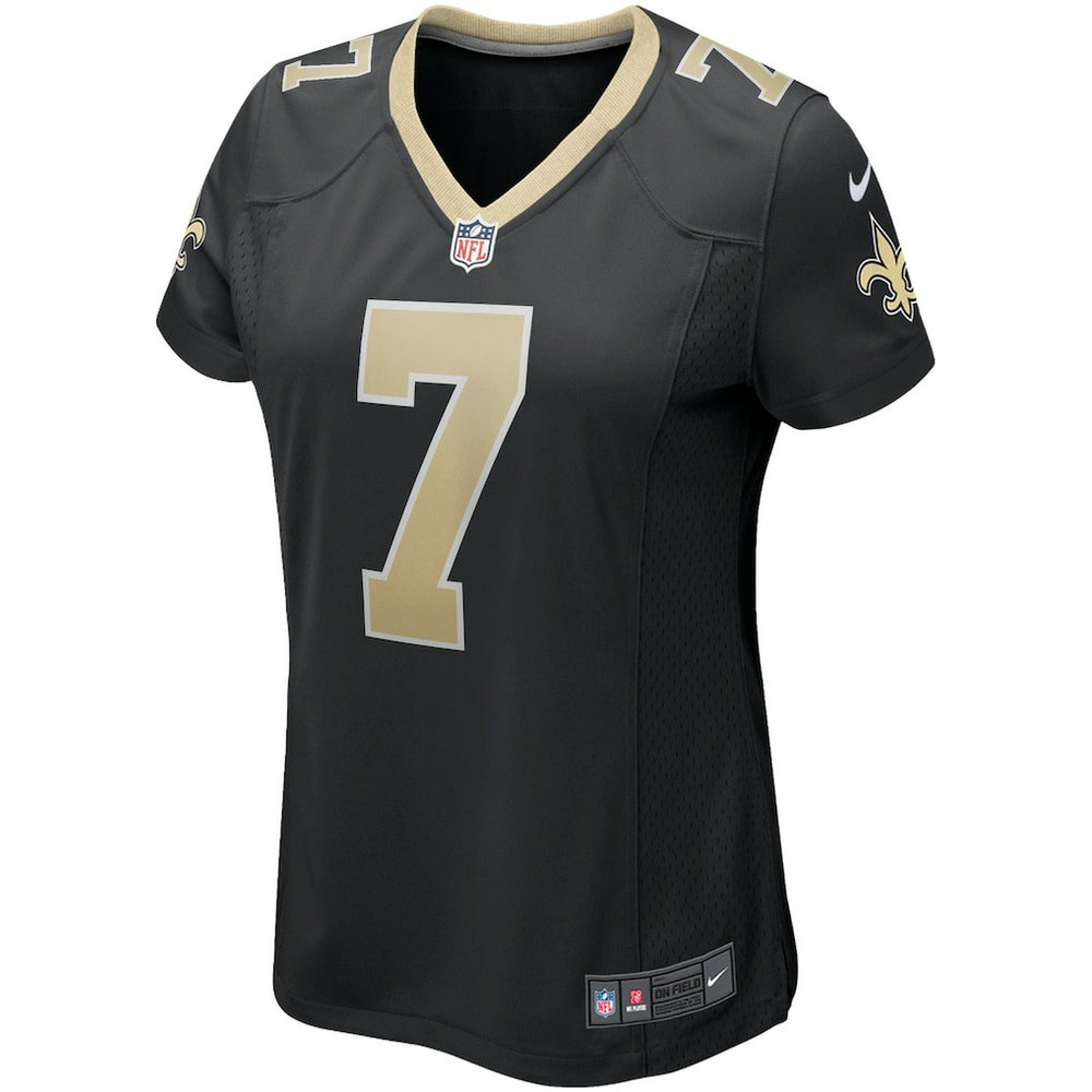 Nike Morten Andersen New Orleans Saints Women's Game Retired Player Jersey Black