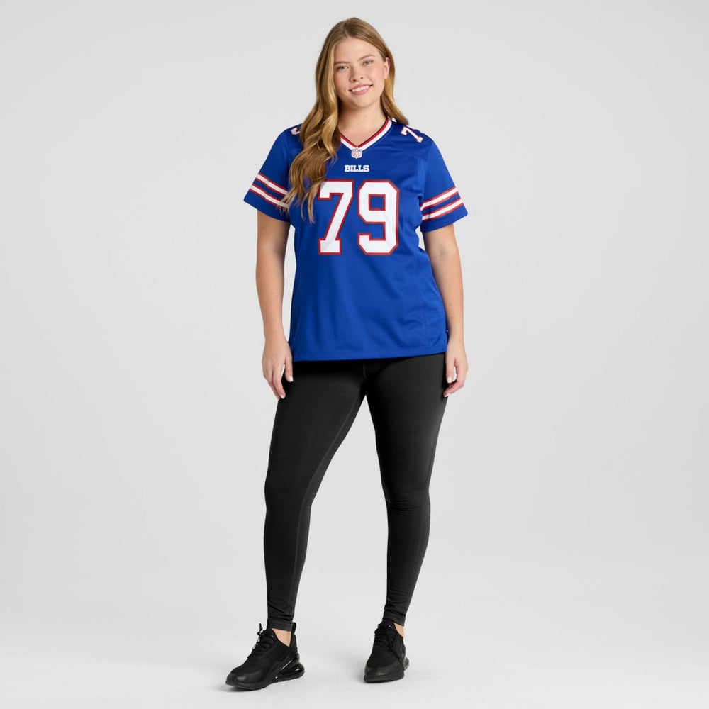 Nike Ruben Brown Buffalo Bills Women's Game Retired Player Jersey Royal