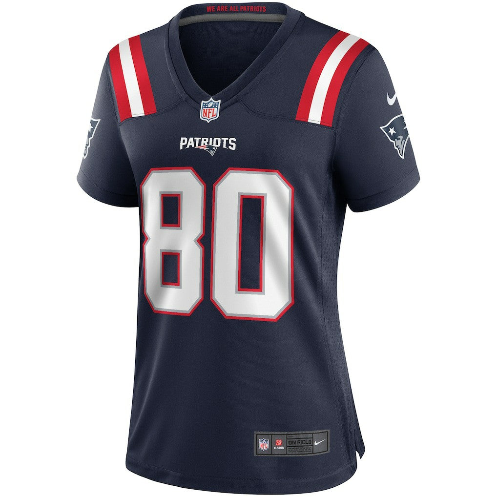 Nike Troy Brown New England Patriots Women's Game Retired Player Jersey Navy