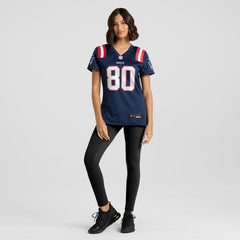 Nike Troy Brown New England Patriots Women's Game Retired Player Jersey Navy