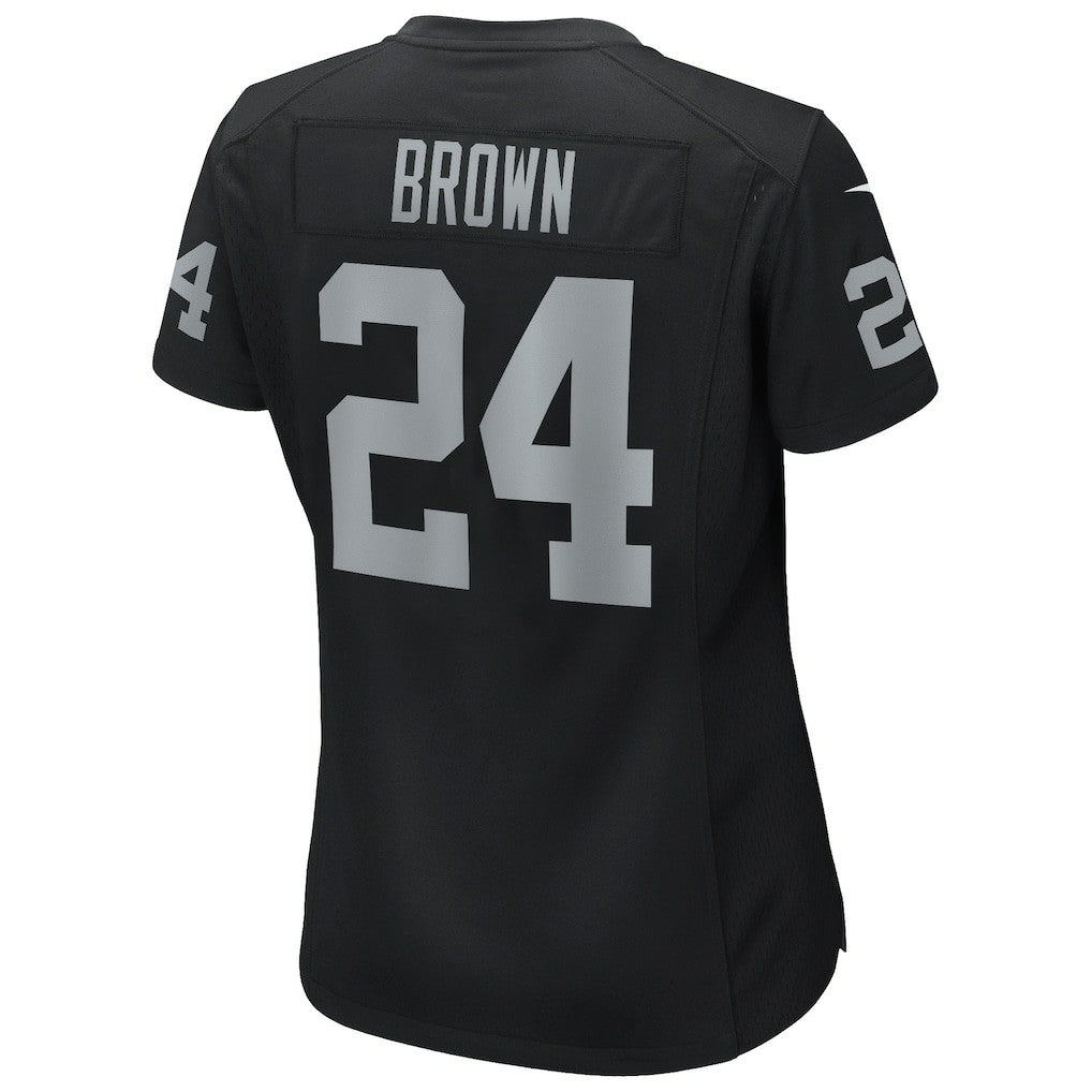 Nike Willie Brown Las Vegas Raiders Women's Game Retired Player Jersey Black