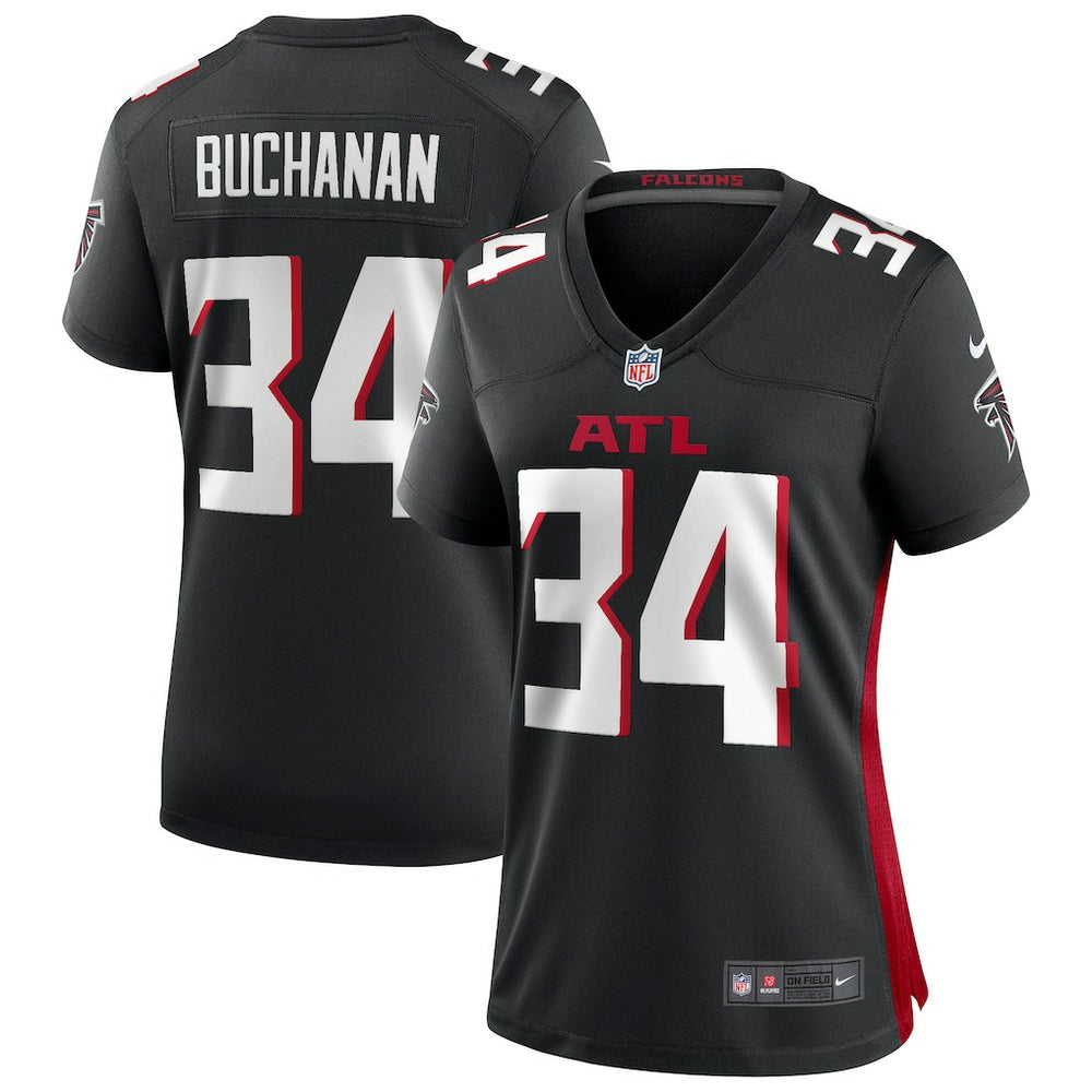 Nike Ray Buchanan Atlanta Falcons Women's Game Retired Player Jersey Black