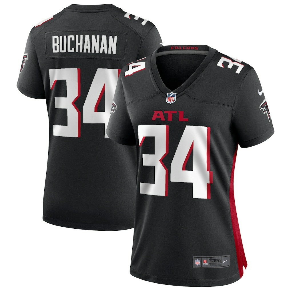 Nike Ray Buchanan Atlanta Falcons Women's Game Retired Player Jersey Black