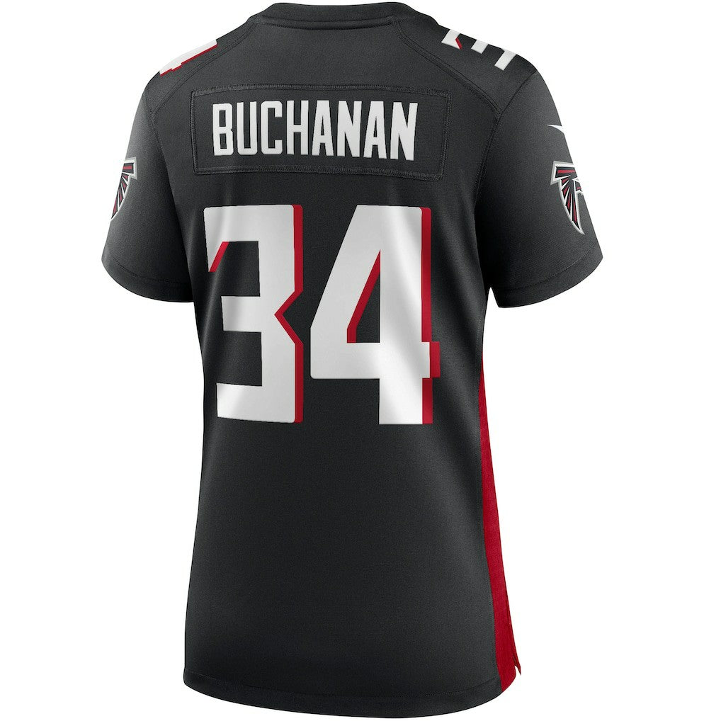 Nike Ray Buchanan Atlanta Falcons Women's Game Retired Player Jersey Black