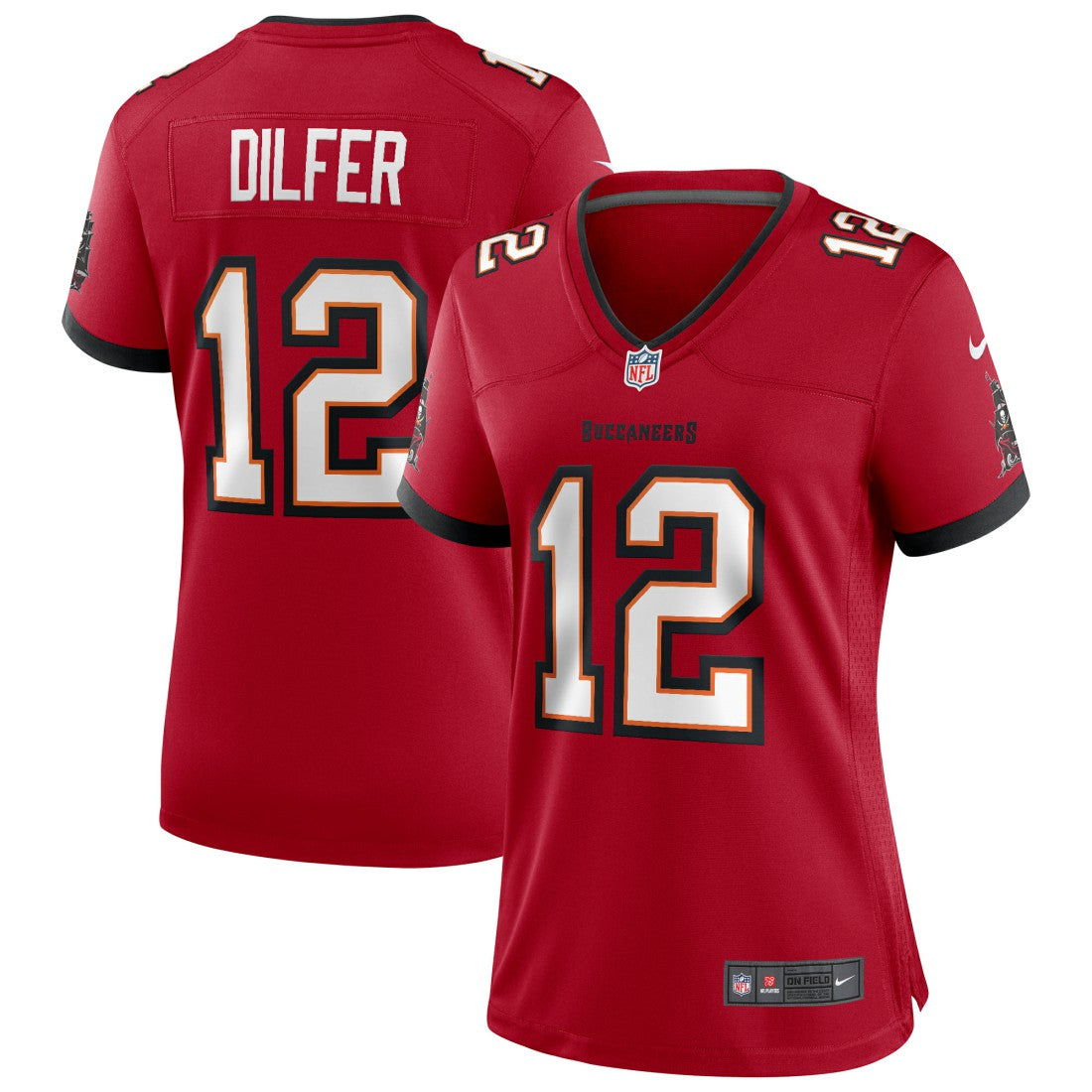 Nike Trent Dilfer Tampa Bay Buccaneers Women's Game Retired Player Jersey Red