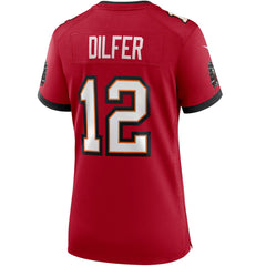 Nike Trent Dilfer Tampa Bay Buccaneers Women's Game Retired Player Jersey Red