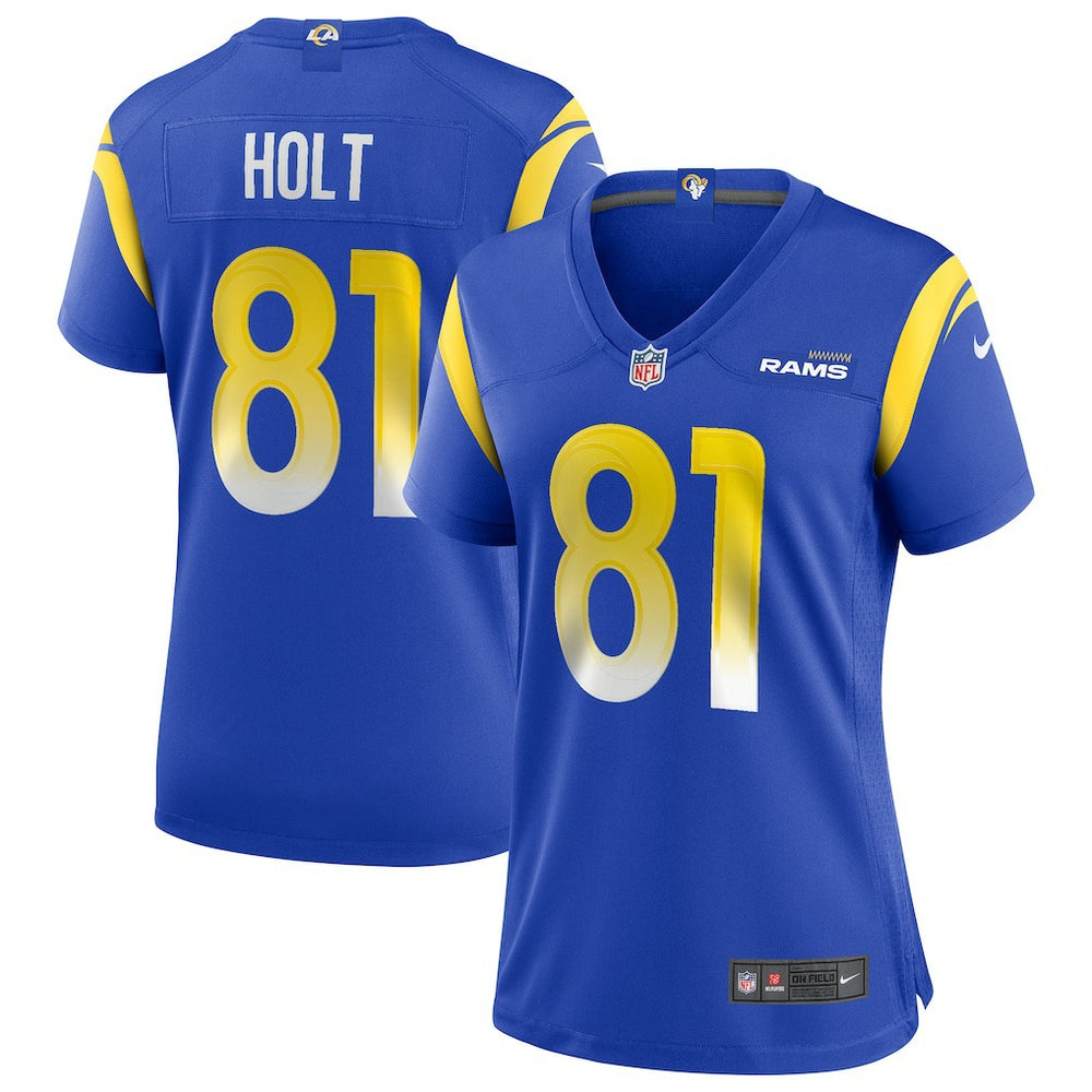 Nike Torry Holt Los Angeles Rams Women's Game Retired Player Jersey Royal