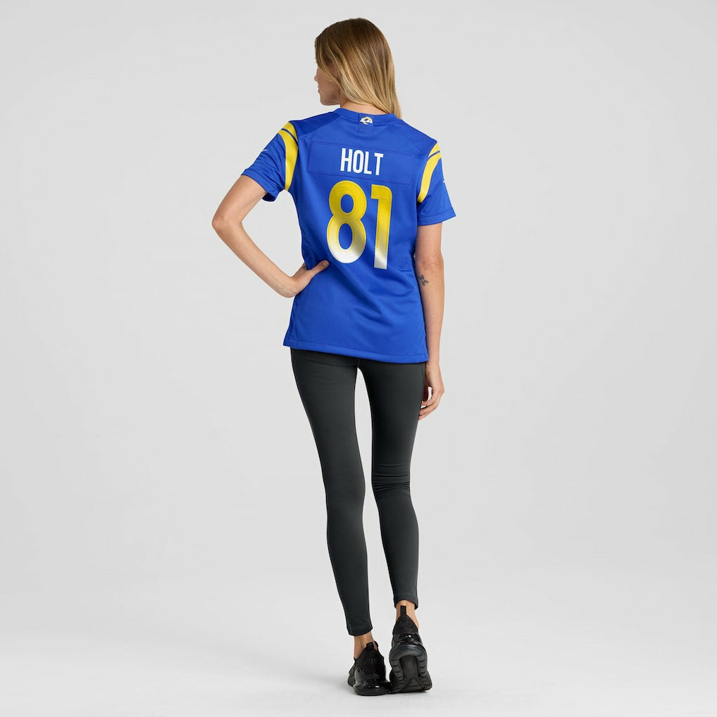 Nike Torry Holt Los Angeles Rams Women's Game Retired Player Jersey Royal