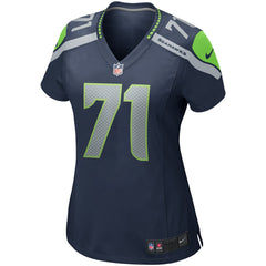 Nike Walter Jones Seattle Seahawks Women's Game Retired Player Jersey College Navy