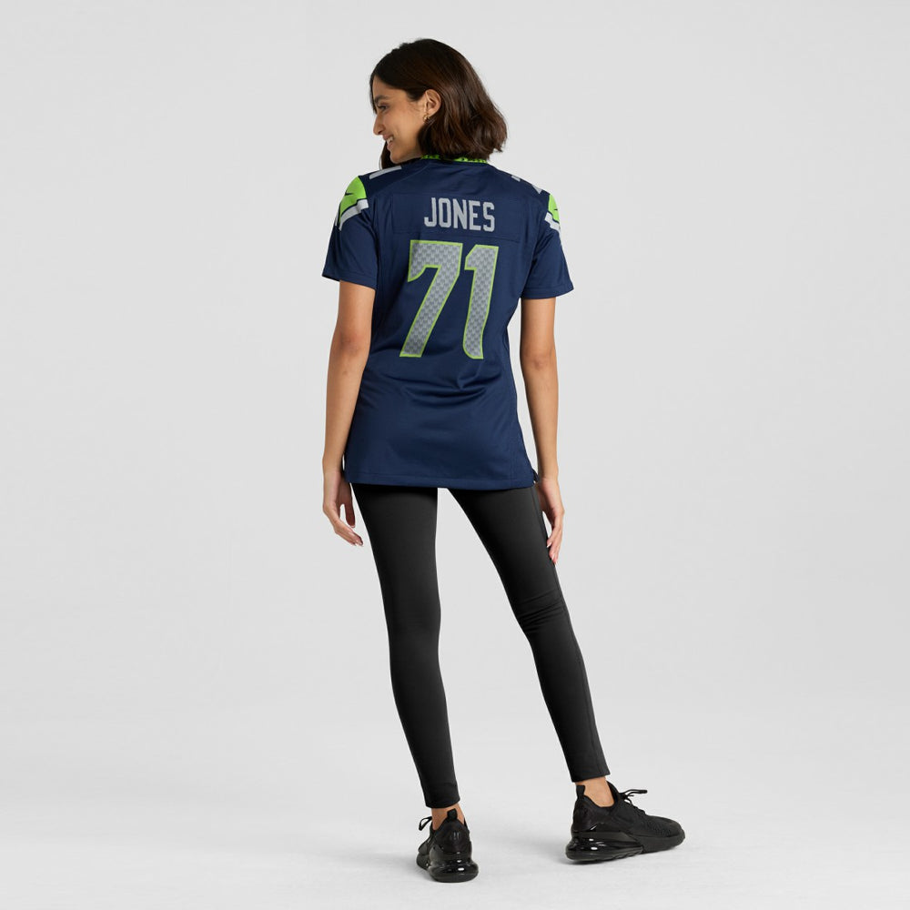 Nike Walter Jones Seattle Seahawks Women's Game Retired Player Jersey College Navy
