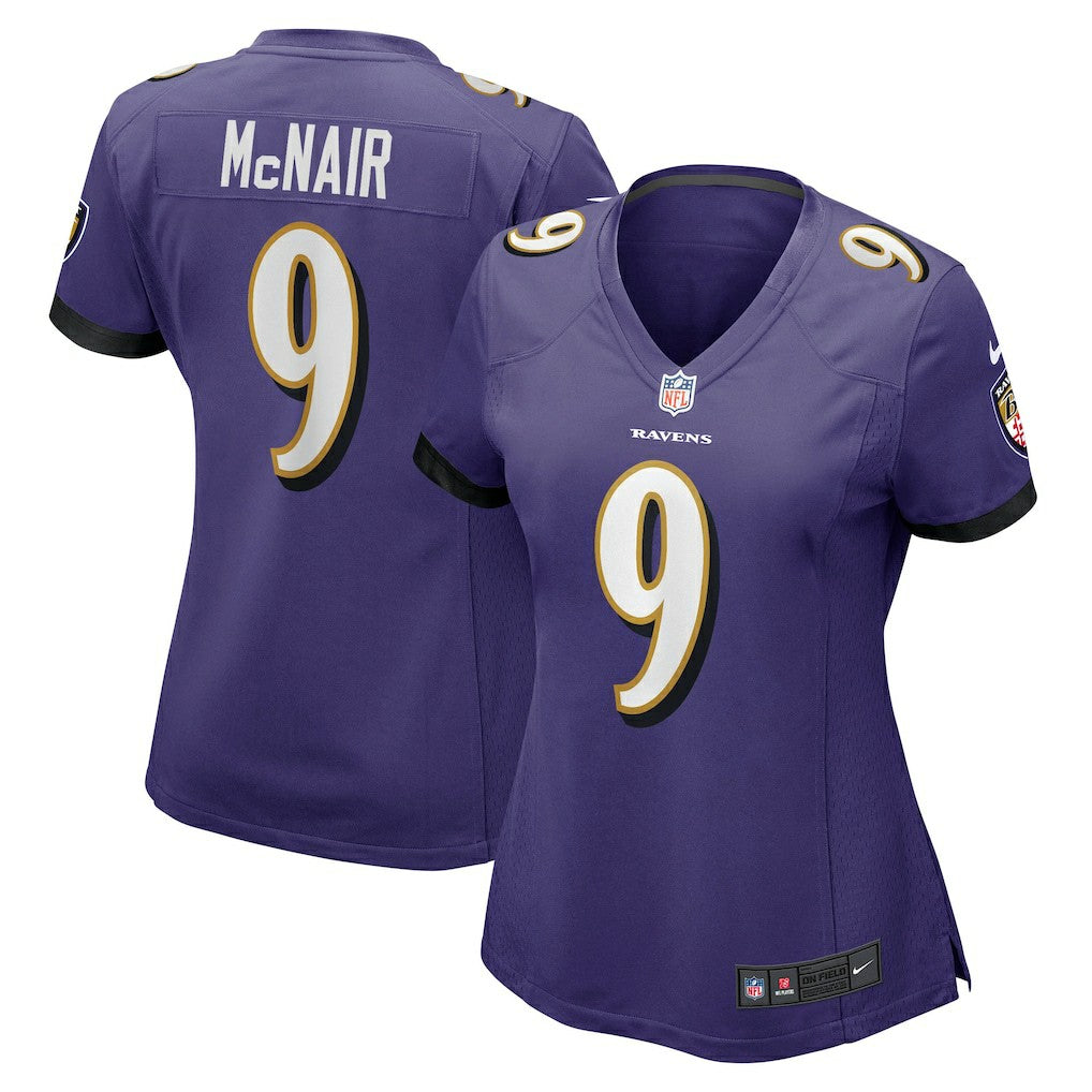 Nike Steve McNair Baltimore Ravens Women's Game Retired Player Jersey Purple