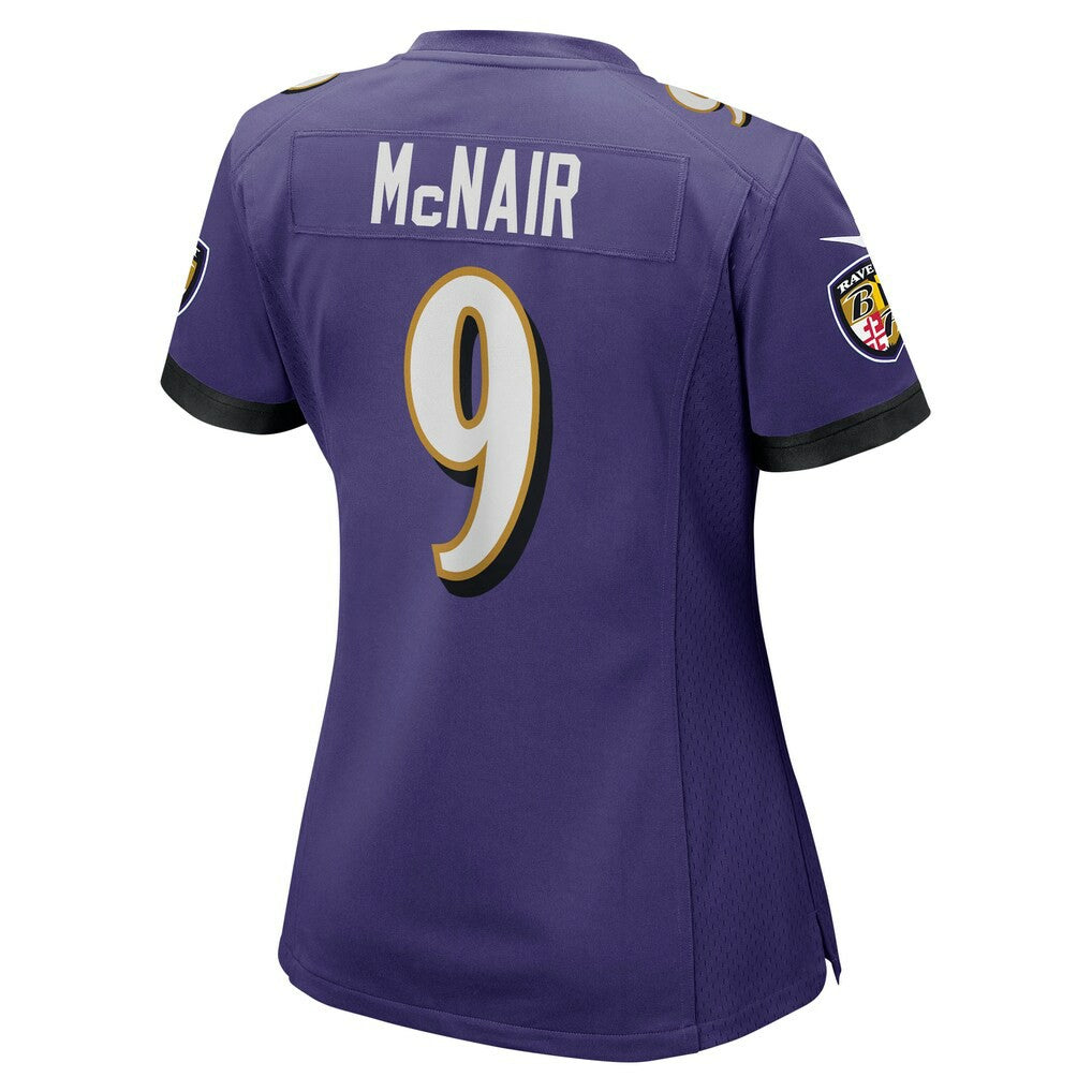 Nike Steve McNair Baltimore Ravens Women's Game Retired Player Jersey Purple