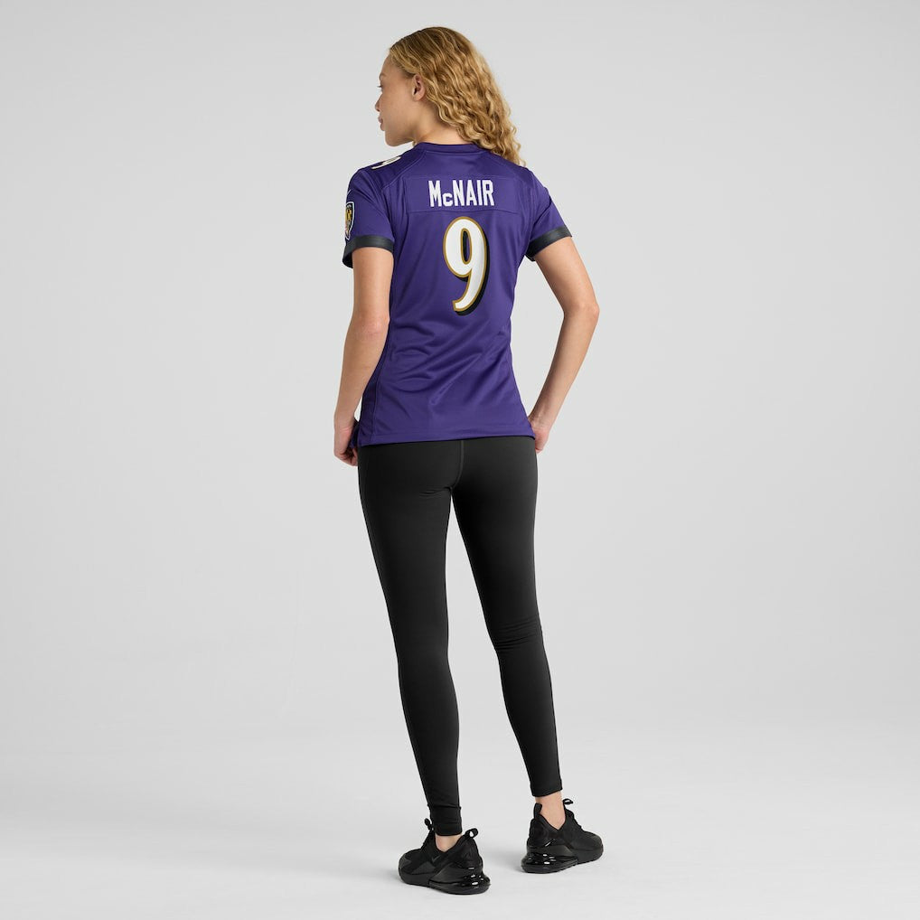 Nike Steve McNair Baltimore Ravens Women's Game Retired Player Jersey Purple