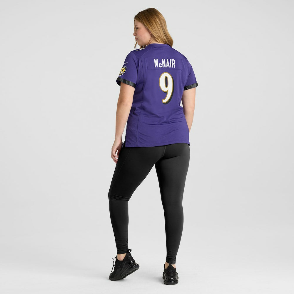 Nike Steve McNair Baltimore Ravens Women's Game Retired Player Jersey Purple