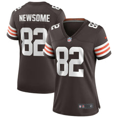 Nike Ozzie Newsome Cleveland Browns Women's Game Retired Player Jersey Brown