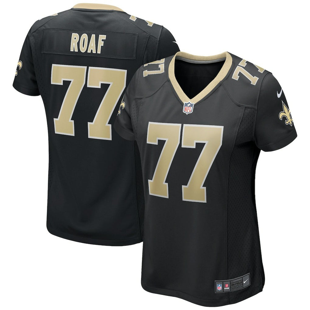 Nike Willie Roaf New Orleans Saints Women's Game Retired Player Jersey Black