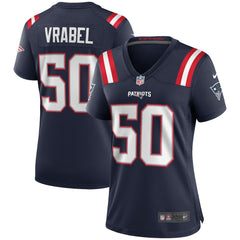 Nike Mike Vrabel New England Patriots Women's Game Retired Player Jersey Navy