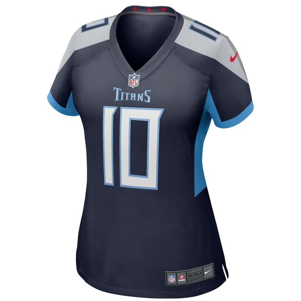 Nike Vince Young Tennessee Titans Women's Game Retired Player Jersey Navy