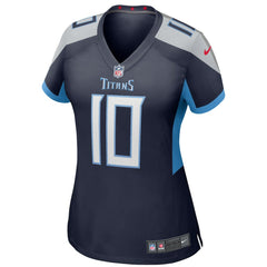 Nike Vince Young Tennessee Titans Women's Game Retired Player Jersey Navy