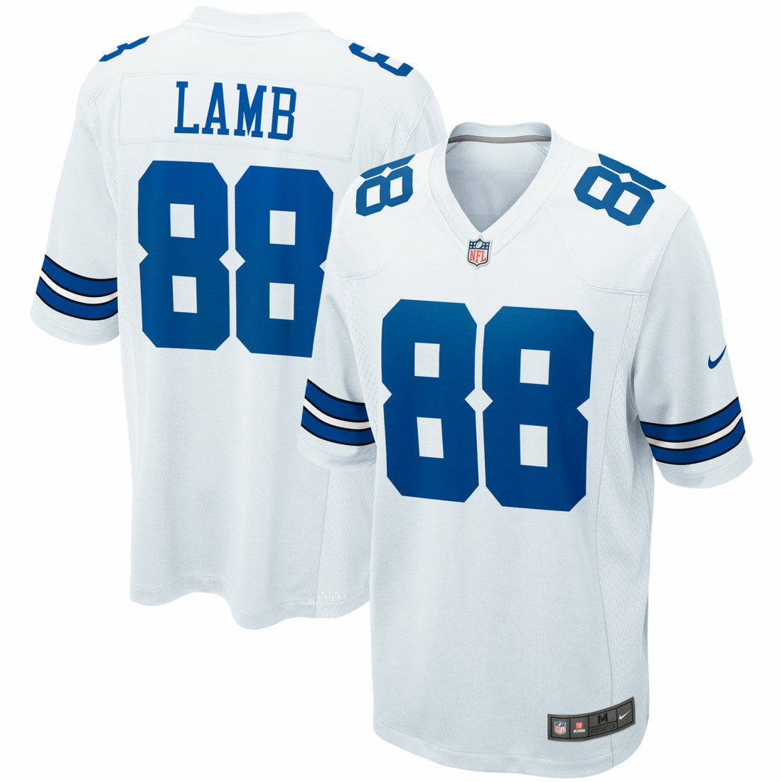 Nike CeeDee Lamb Dallas Cowboys Game Team Jersey White