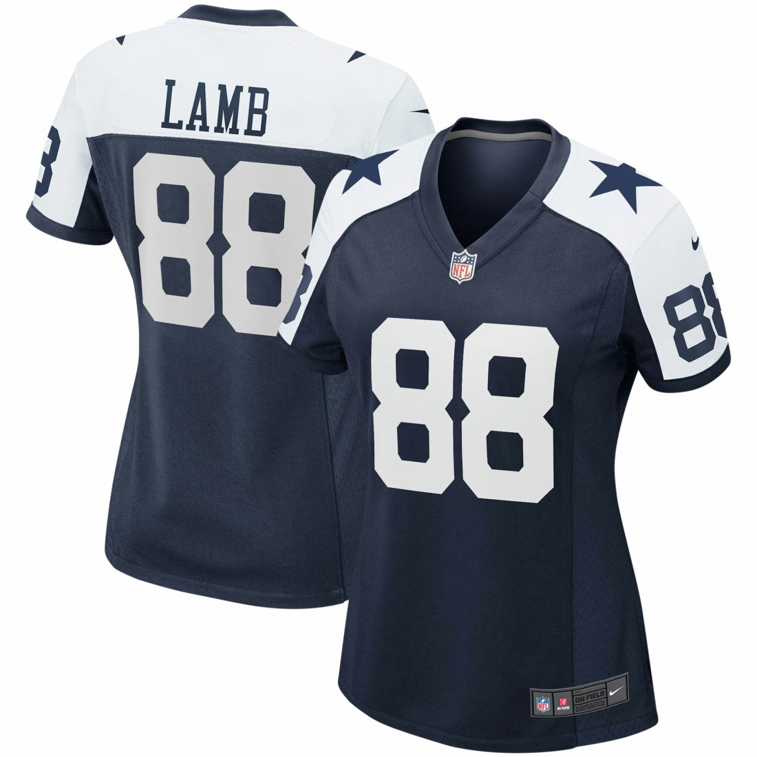 Nike CeeDee Lamb Dallas Cowboys Women's Alternate Game Team Jersey Navy