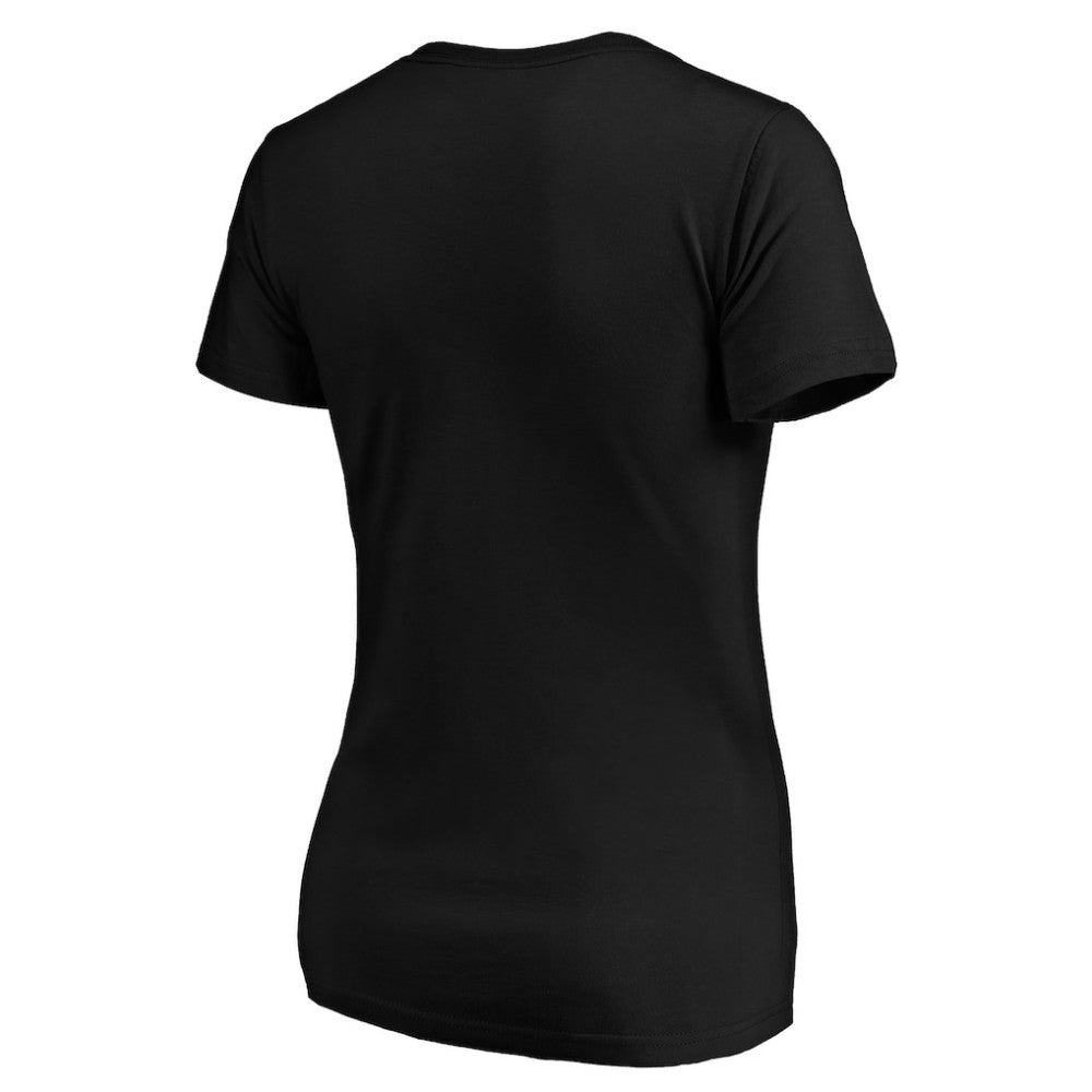 Boston Bruins Women's Drop the Puck V-Neck T-Shirt - Black - NHL 4001717