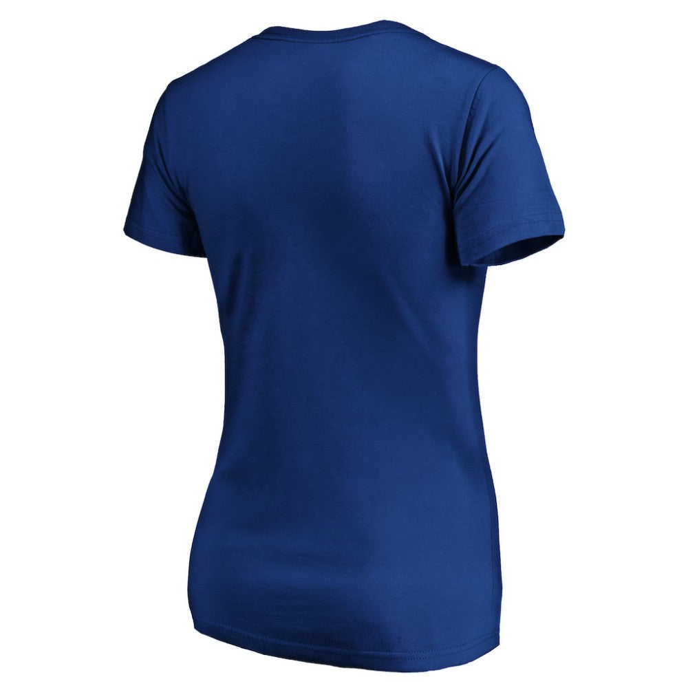 New York Islanders Women's Drop the Puck V-Neck T-Shirt - Royal - NHL 4001732
